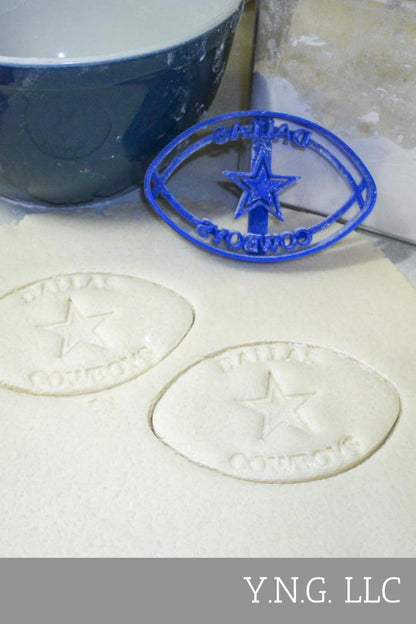 Dallas Cowboys NFL Star Football Logos Set Of 5 Cookie Cutters USA PR1343