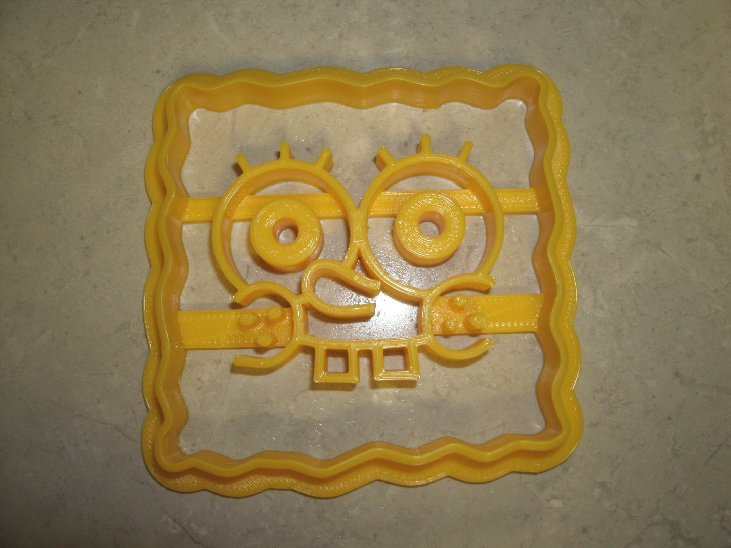 Inspired by Spongebob Squarepants Face Cartoon Cookie Cutter Made In USA PR573