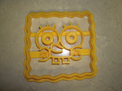 6x Spongebob Fondant Cutter Cupcake Topper Size 1.75" USA FD573