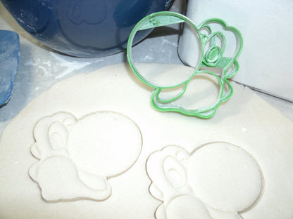 Yoshi Face Nintendo Video Game Character Cookie Cutter Made in USA PR746
