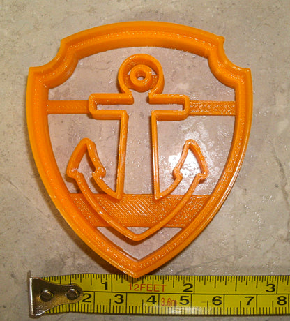 Zuma Badge Shield Tag Logo Paw Patrol Kids TV Show Cookie Cutter USA PR849