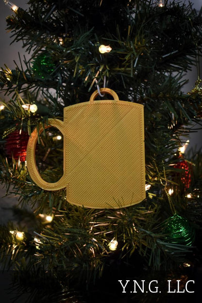 Coffee Mug Tea Cocoa Cup Of Joe Hanging Ornament Christmas Decor USA PR2276