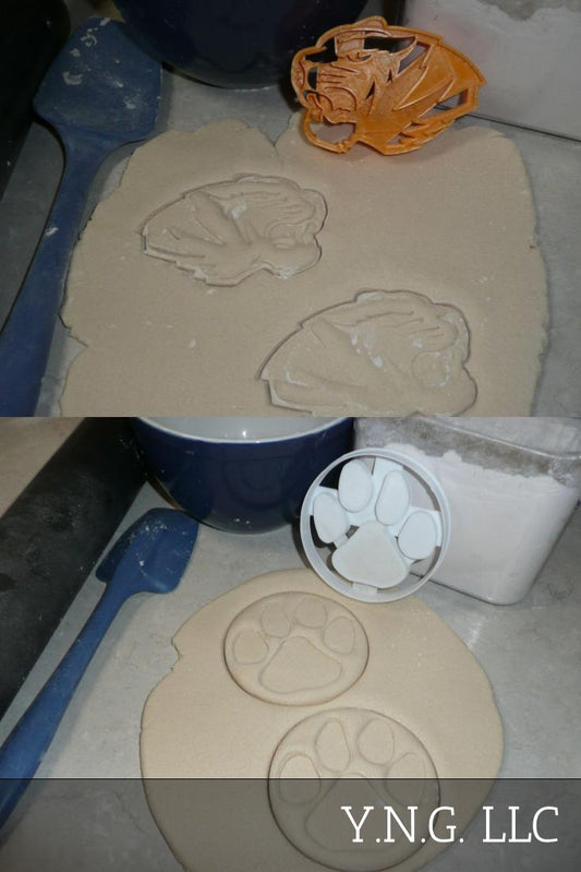 Clemson University Fighting Tigers Athletics Set Of 2 Cookie Cutters USA PR1357