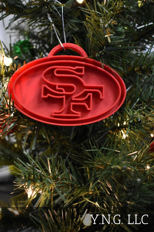 San Francisco 49ers NFL Football Ornament Holiday Christmas Decor USA PR2056