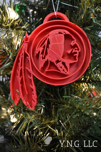 Washington Redskins NFL Football Ornament Holiday Christmas Decor USA PR2053