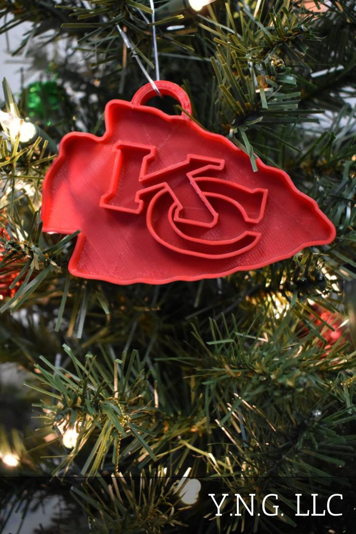Kansas City Chiefs NFL Football Ornament Holiday Christmas Decor USA PR2071