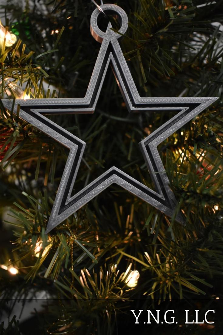 Dallas Cowboys Star NFL Football Ornament Holiday Christmas Decor USA PR2050