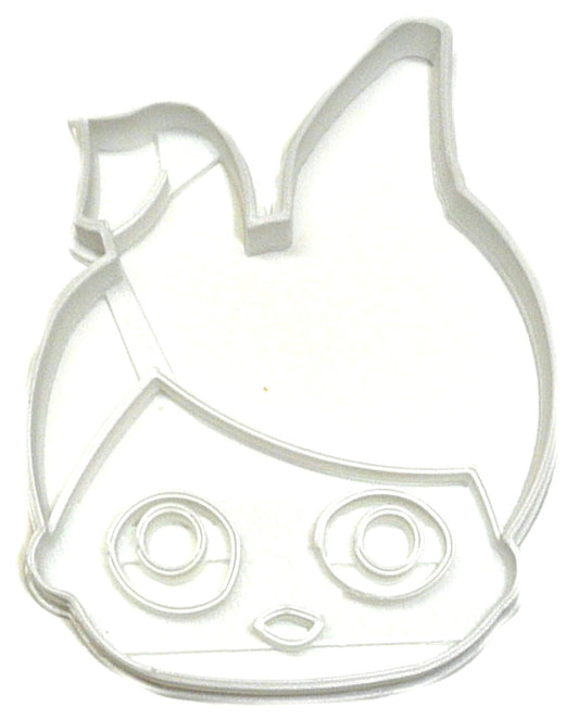 6x Hops Face Fondant Cutter Cupcake Topper 1.75 IN USA FD2537