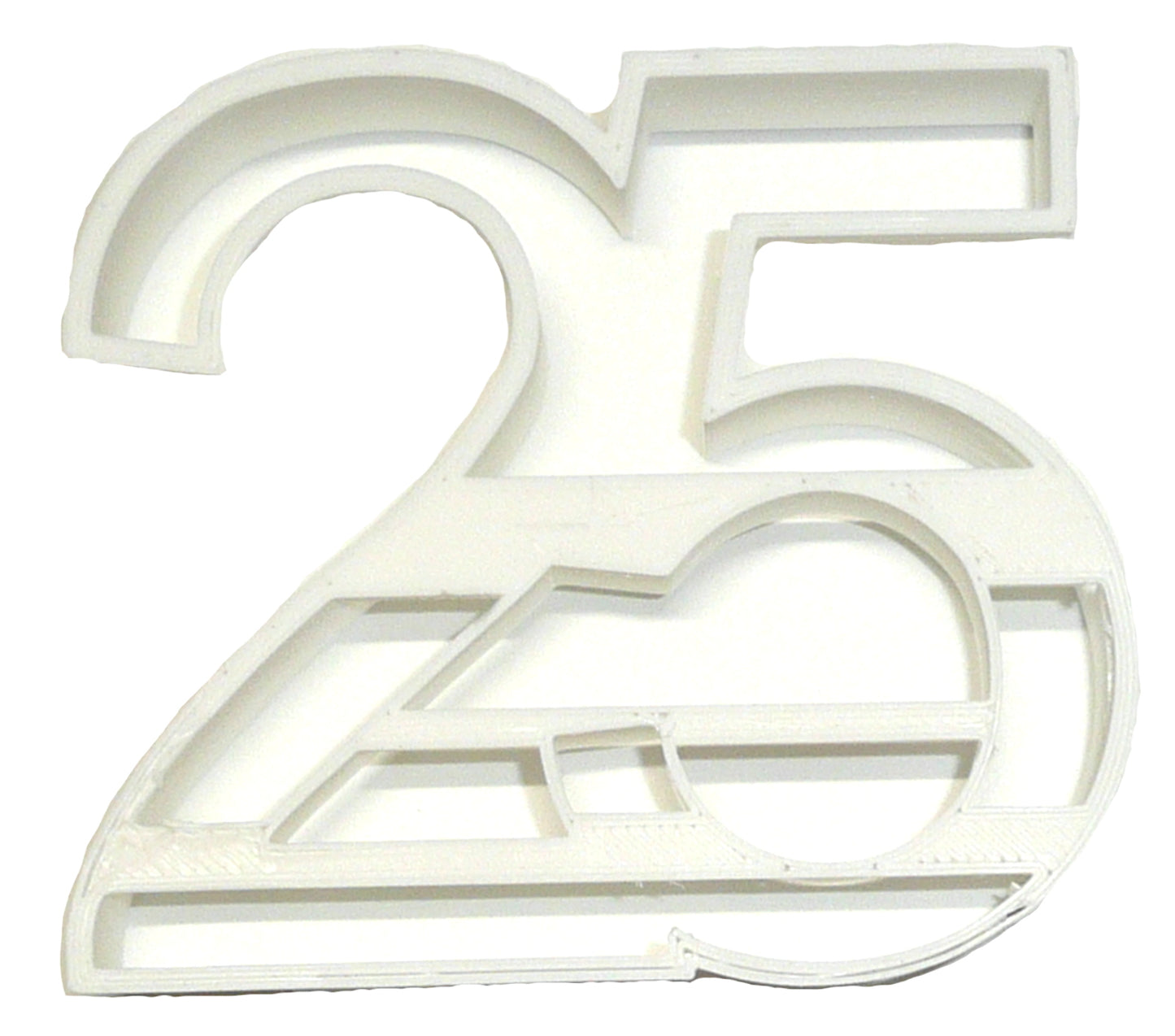 Number 25 Twenty Five Birthday Anniversary Sports Cookie Cutter USA PR108-25