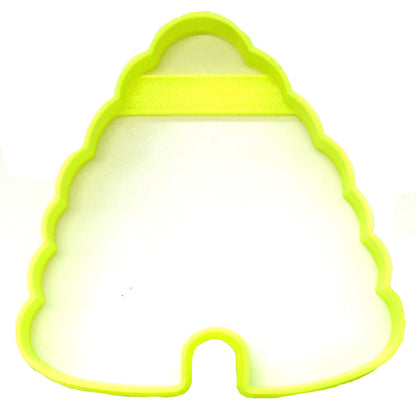 6x Beehive Outline Fondant Cutter Cupcake Topper 1.75 IN USA FD2870