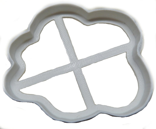 6x Eggs Egg Outline Fondant Cutter Cupcake Topper 1.75 IN USA FD2176