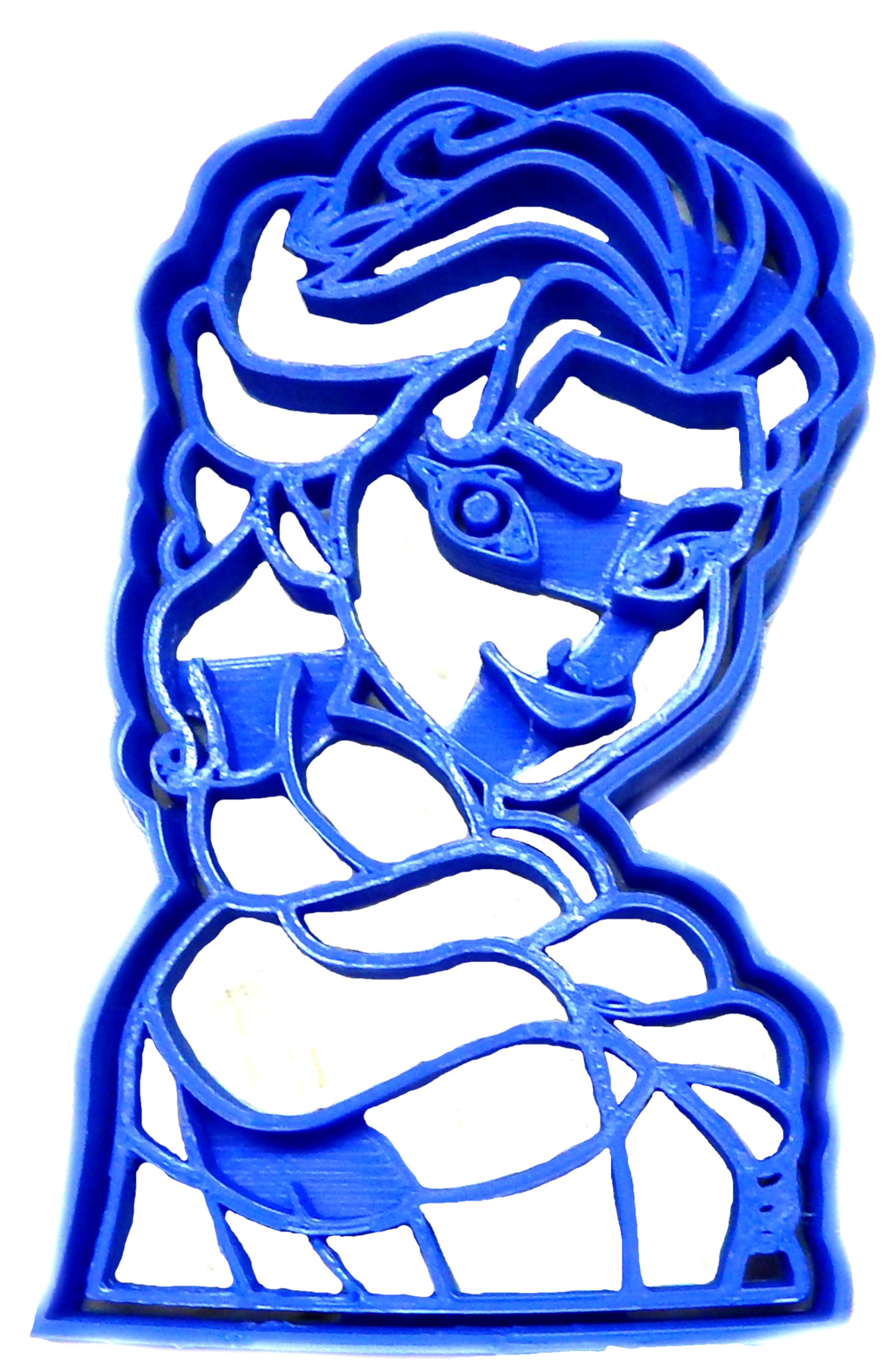6x Elsa Frozen Character Fondant Cutter Cupcake Topper Size 1.75" USA FD564