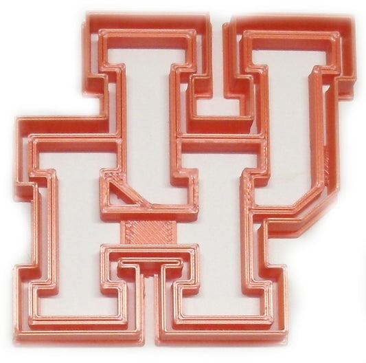 6x University of Houston Fondant Cutter Cupcake Topper Size 1.75" USA FD2634
