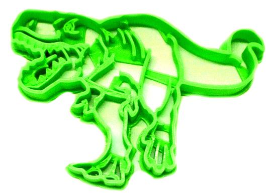 6x T Rex Dinosaur Animal Fondant Cutter Cupcake Topper 1.75" USA FD2354