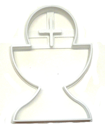 6x Chalice Communion Fondant Cutter Cupcake Topper 1.75 IN USA FD2841