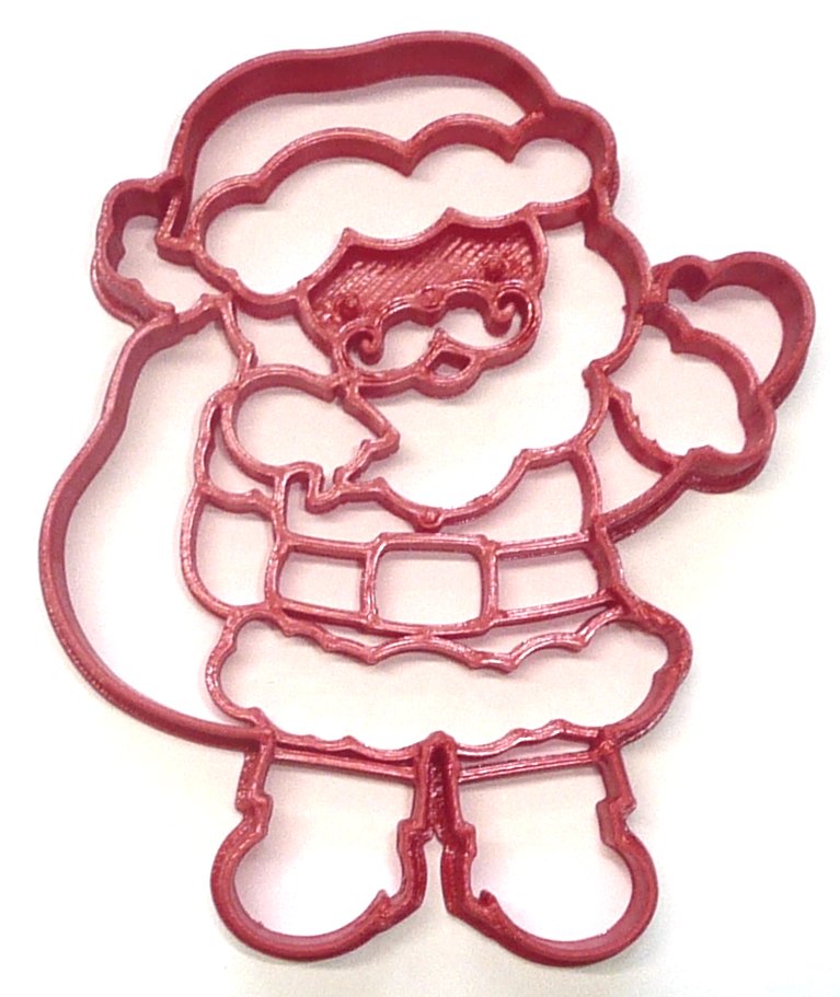 Santa Claus Full Body Detailed Christmas Holiday Cookie Cutter USA PR3980
