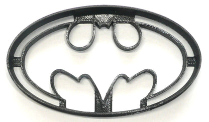 6x Batman Symbol Oval Fondant Cutter Cupcake Topper 1.75 IN USA FD4097