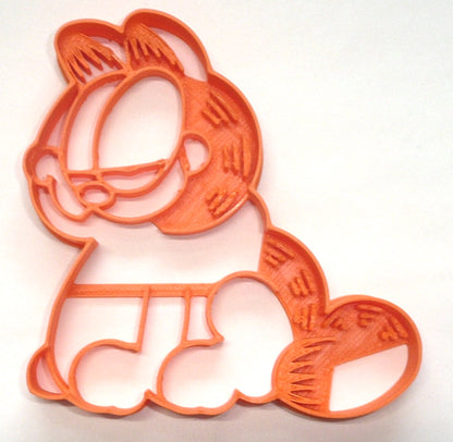 Garfield Sitting Up Orange Cat Cartoon Comic Cookie Cutter USA PR4040