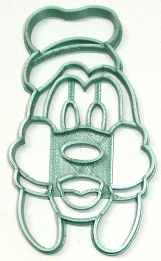 6x Goofy Face Mickey Fondant Cutter Cupcake Topper 1.75 IN USA FD2890