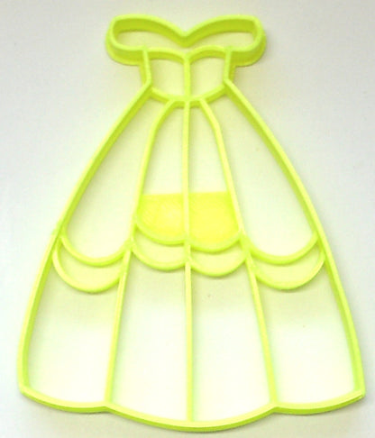 6x Belle Princess Dress Fondant Cutter Cupcake Topper 1.75 IN USA FD2908