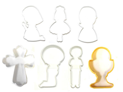 1st First Holy Communion Eucharist Christian Set Of 7 Cookie Cutters USA PR1214