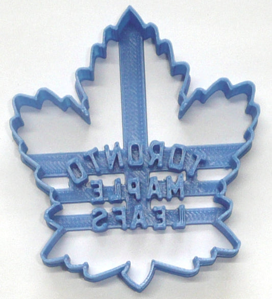 6x Toronto Maple Leafs NHL Fondant Cutter Cupcake Topper Size 1.75 Inch FD4035