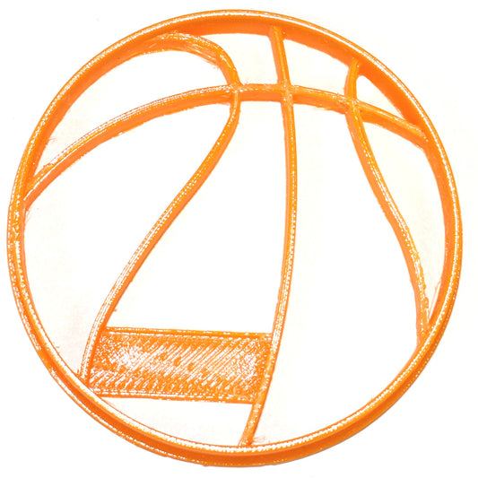 6x Basketball Sports Team Fondant Cutter Cupcake Topper Size 1.75" USA FD812
