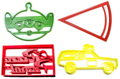 Pizza Planet Toy Story Alien Claw Game Set Of 4 Cookie Cutters USA PR1179