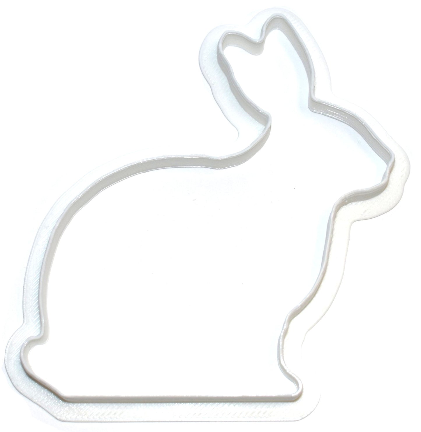 6x Bunny Outline 2 Fondant Cutter Cupcake Topper Size 1.75" USA FD217