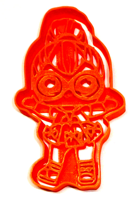 6x Neon QT Doll Fondant Cutter Cupcake Topper 1.75" USA FD2394