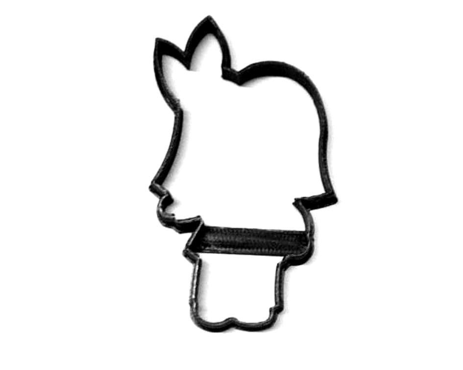 Indian Girl Outline Short Hair Native American Cookie Cutter USA PR3102