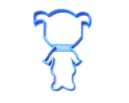 Boo Little Girl Outline Cartoon Character Monsters Inc Cookie Cutter USA PR3221