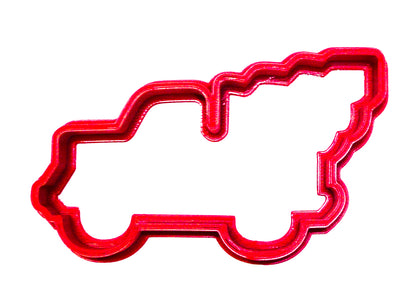 Classic Pickup Truck with Christmas Tree Outline Cookie Cutter USA PR2033