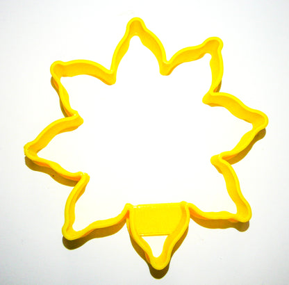 6x Sunflower Flower Fondant Cutter Cupcake Topper 1.75" USA FD2082