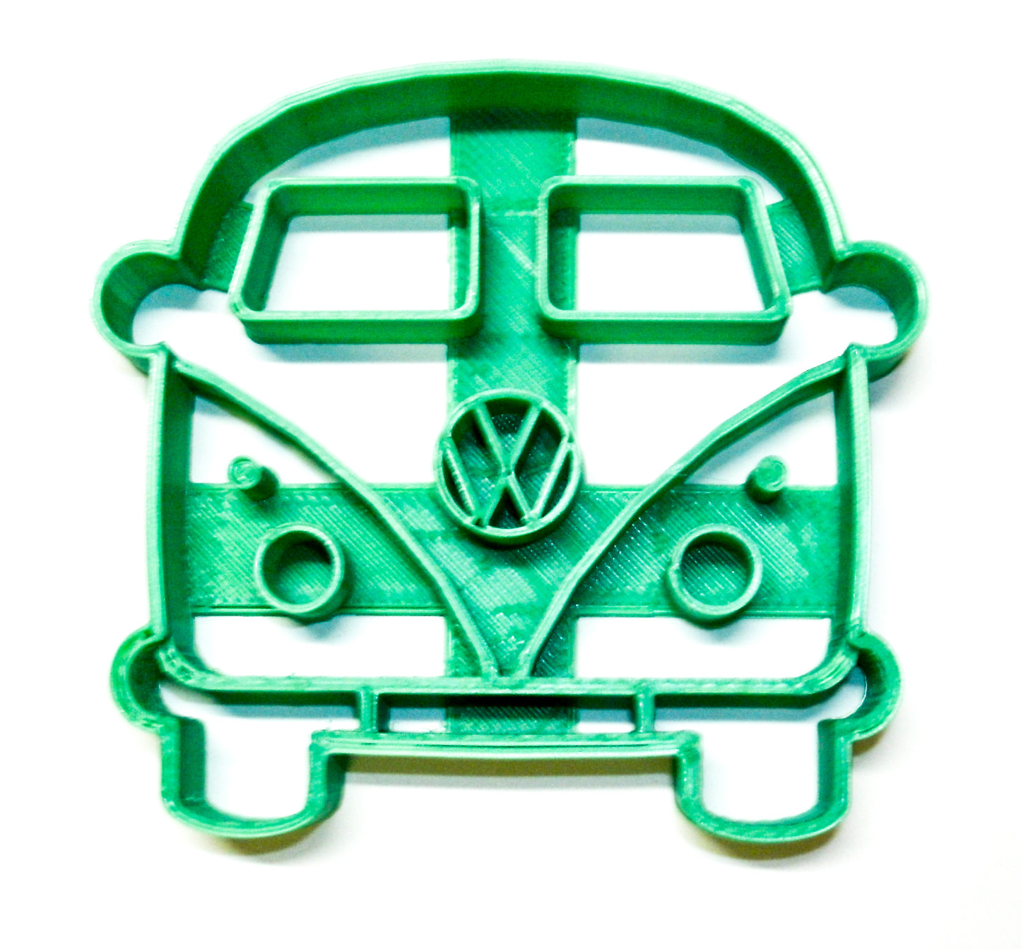 VW Style Van Bus Microbus Front View Vintage Cookie Cutter Made in USA PR2161