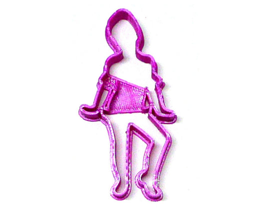 6x Jazz Dancer Pose 2 Fondant Cutter Cupcake Topper 1.75 IN USA FD2245
