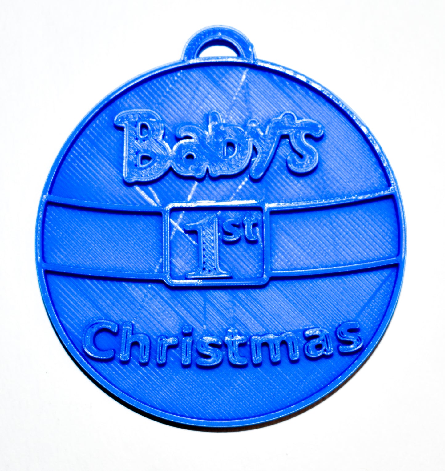 Baby's First 1st Christmas Hanging Ornament Made In USA PR2320