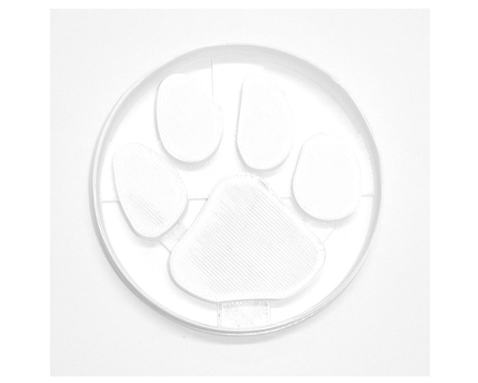 Tiger Cat Paw Print Pawprint School University Mascot Cookie Cutter USA PR2667