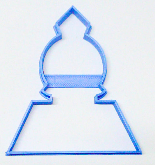 6x Church Outline Dome Steeple Fondant Cutter Cupcake Topper Size 1.75 IN FD3083