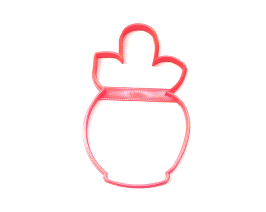 6x Caramel Apple Homemade Fondant Cutter Cupcake Topper Size 1.75 Inch FD3095
