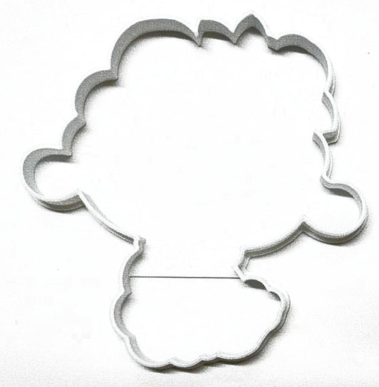 6x Baby Sheep Outline Fondant Cutter Cupcake Topper Size 1.75 Inch USA FD3116