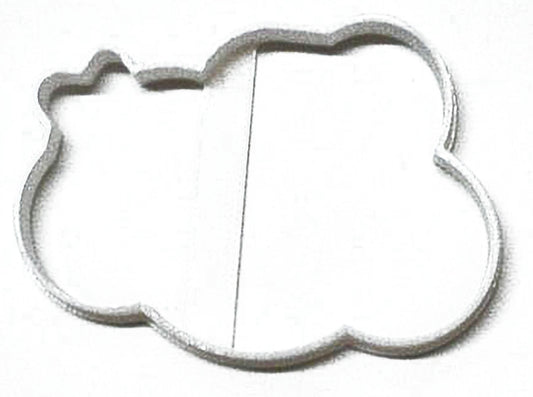 6x Twinkle Baby Cloud With Star Fondant Cutter Cupcake Topper 1.75 Inch FD3147