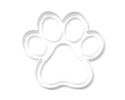 6x Large Paw Print Fondant Cutter Cupcake Topper 1.75 IN USA FD3216