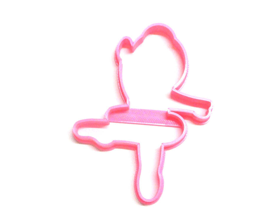 6x Ballerina Outline Pose 3 Fondant Cutter Cupcake Topper Size 1.75 Inch FD3272