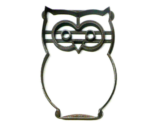 6x Owl Bird Animal Fondant Cutter Cupcake Size 1.75" USA FD436