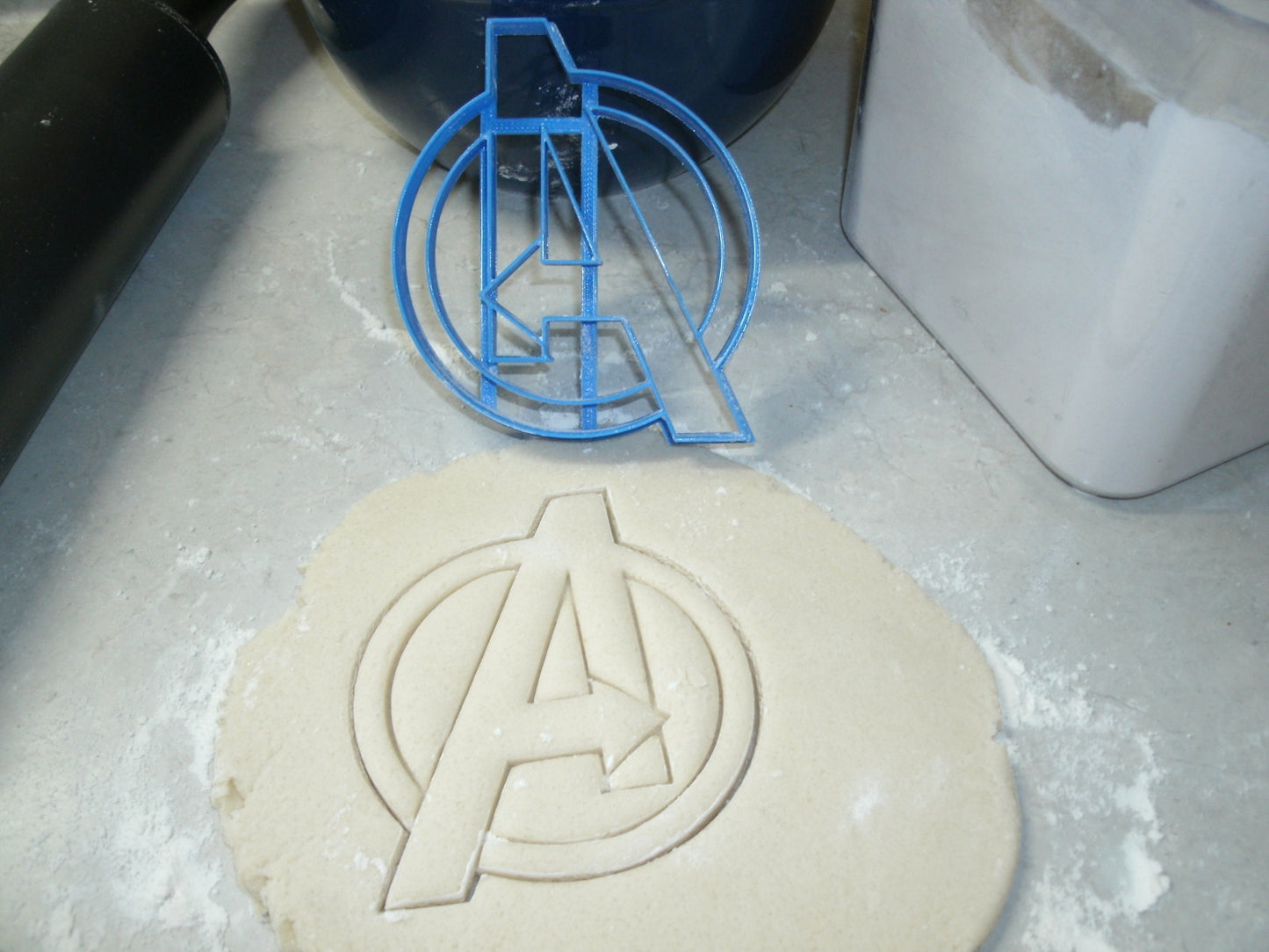 Avengers Logo Marvel Superheroes Cookie Cutter Baking Tool Made In USA PR584