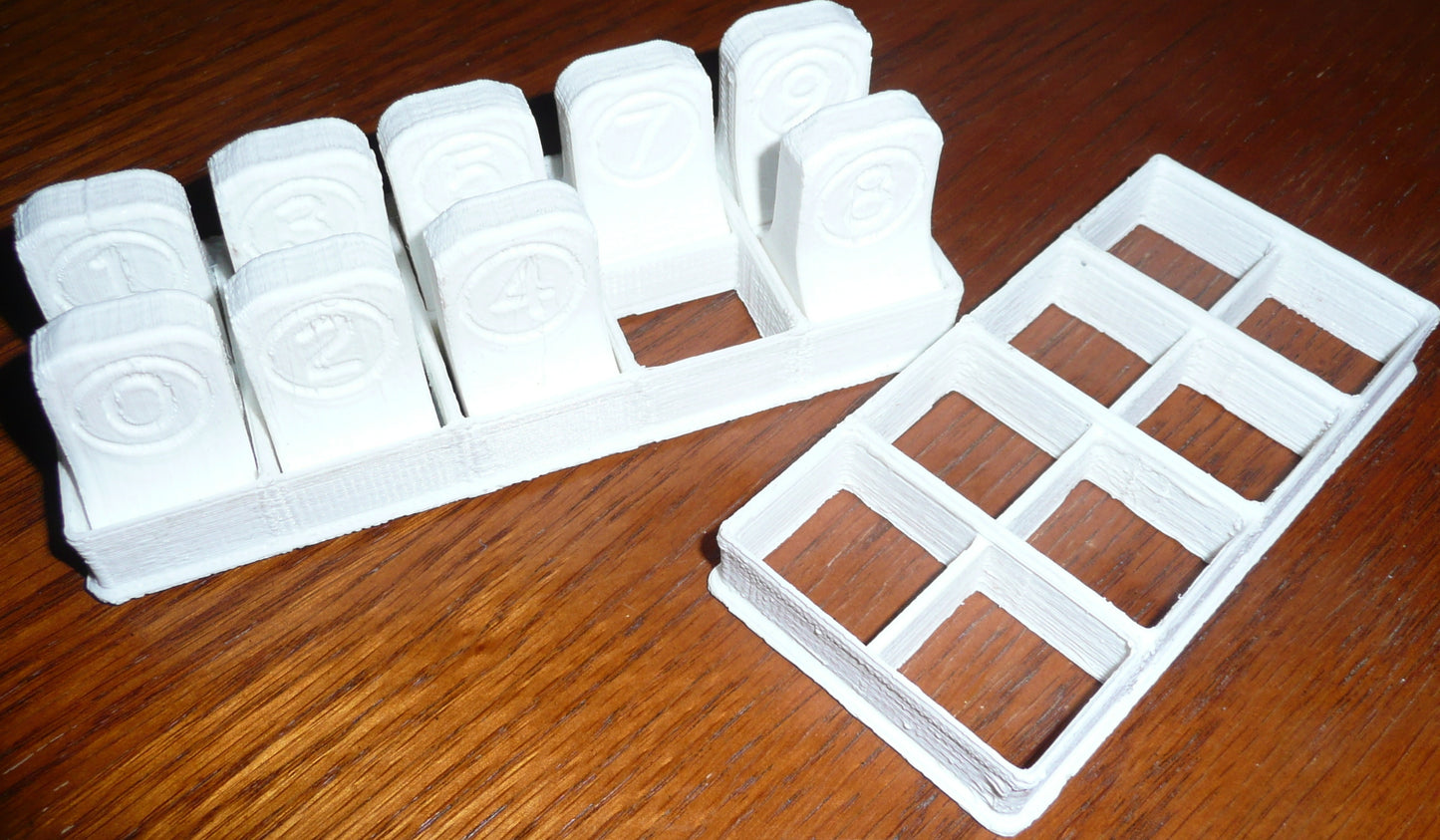 Dominoes Game Domino Set of 12 Cookie Stamps and Cutters Made in USA PR326