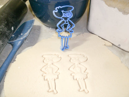 Betty Rubble Wilma's Neighbor Flintstones Cookie Cutter Made In USA PR2259