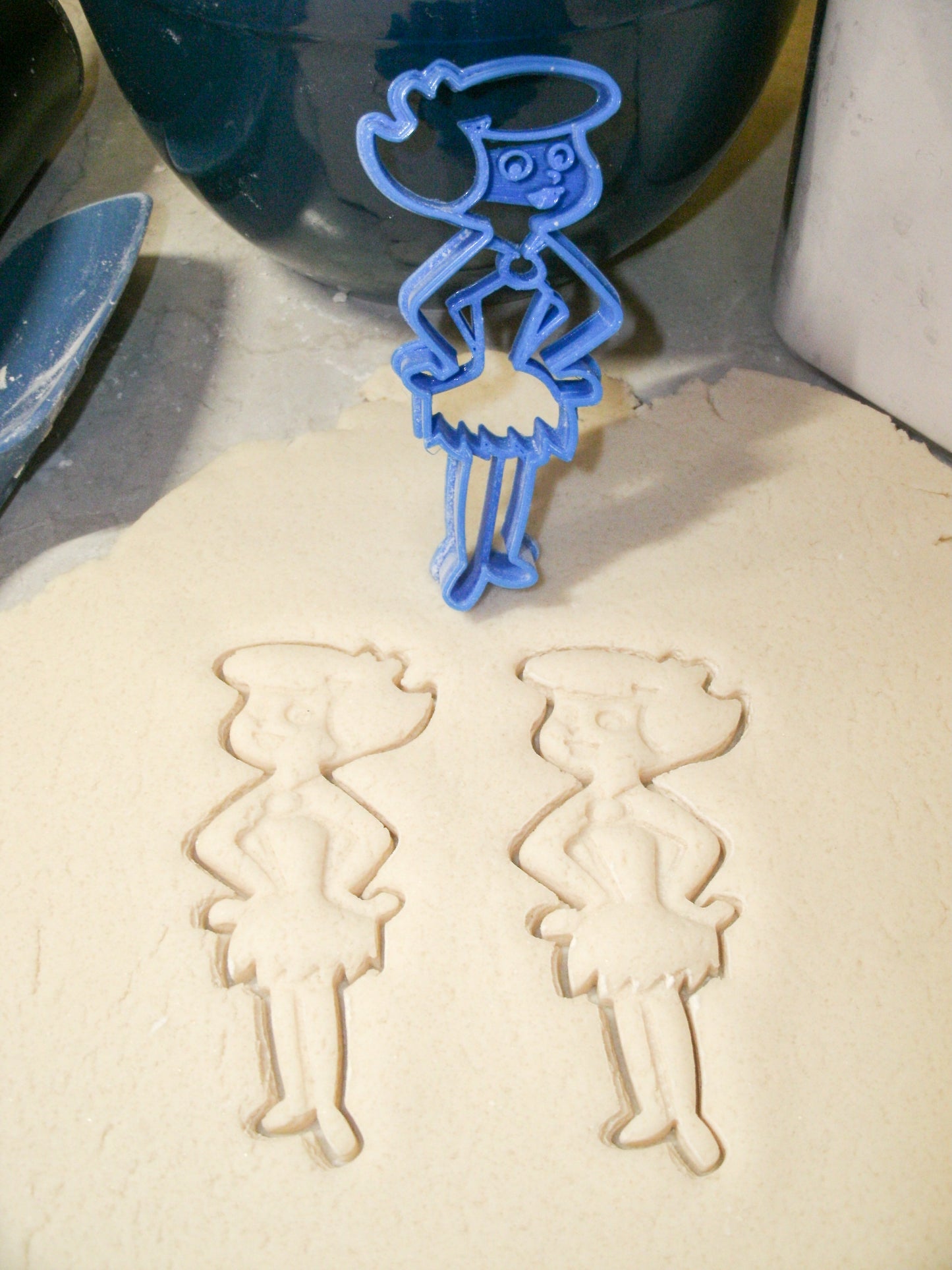 Betty Rubble Wilma's Neighbor Flintstones Cookie Cutter Made In USA PR2259