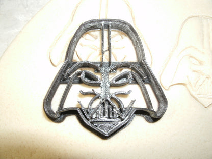 Darth Vader Helmet Star Wars Character Small Cookie Cutter Made in USA PR99S